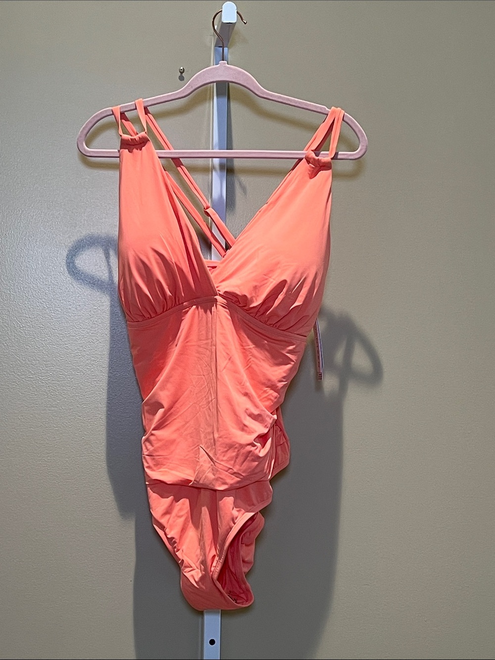Jantzen Coral One-Piece Swimsuit with Strappy Back